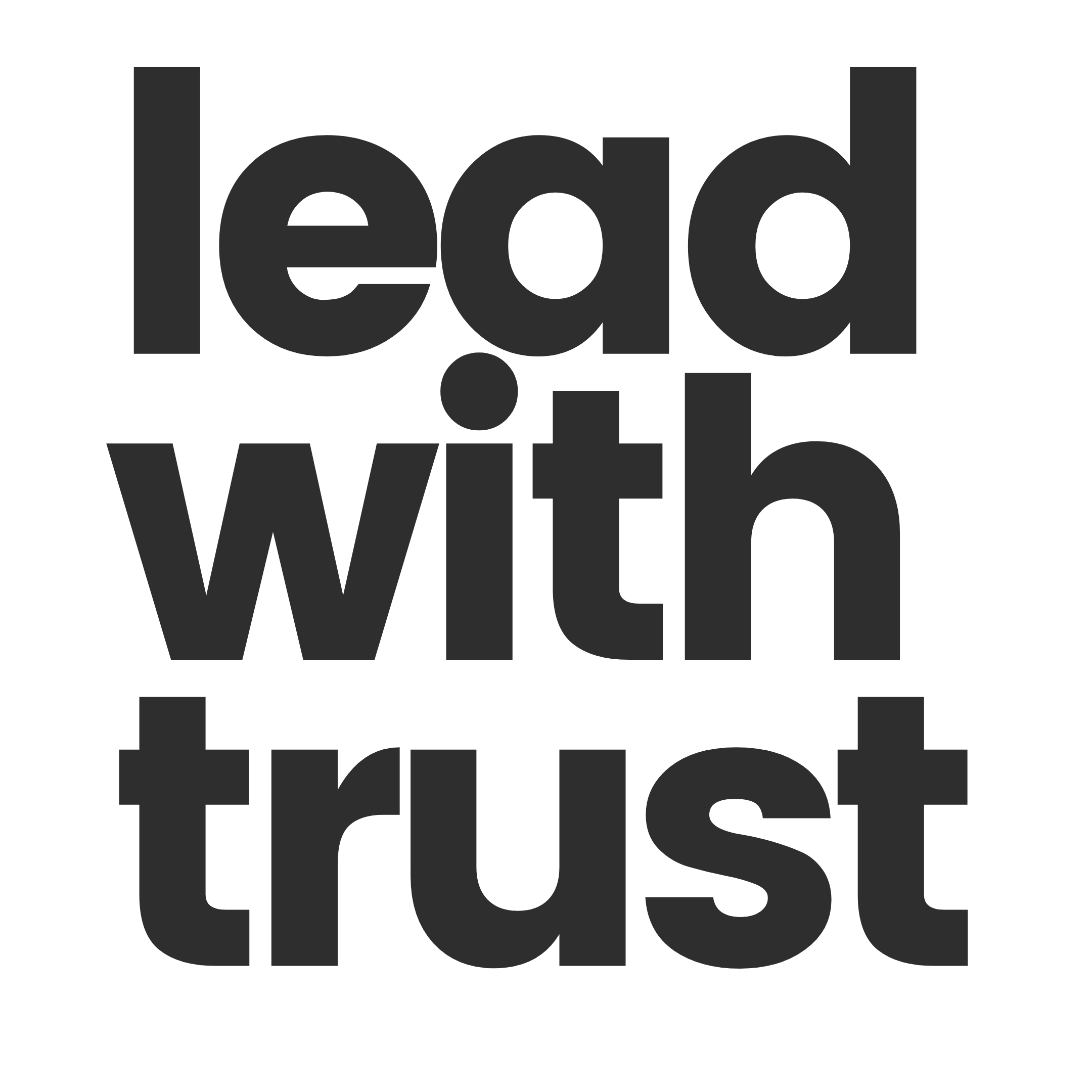 Lead with Trust
